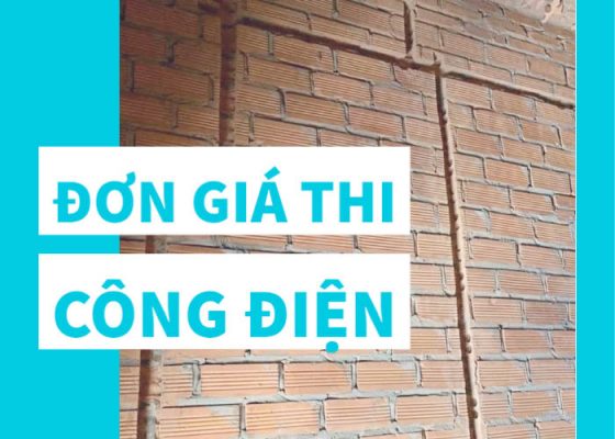 Đơn giá thi công điện